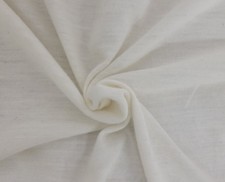 Wool Blend Jersey Knit Fabric by the Yard Ivory Soft with Drape 5/22