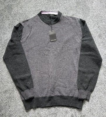 Neu mit Etikett Herren Woolstar Pullover, Größe XL, grau, Strick, Langarm, Golf, (G30)