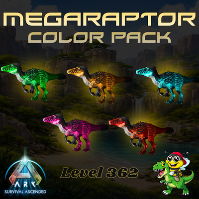 ARK-Survival-Ascended-Top-Stat-Megaraptor-Colors-Pack-PvE-PC-XBOX-PS5-BusyBee