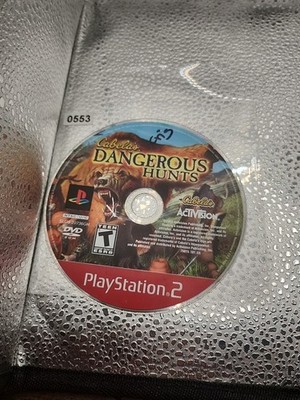 Cabela's dangerous hunts PlayStation 2 PS2 Disk only NO Usps TRACKING 