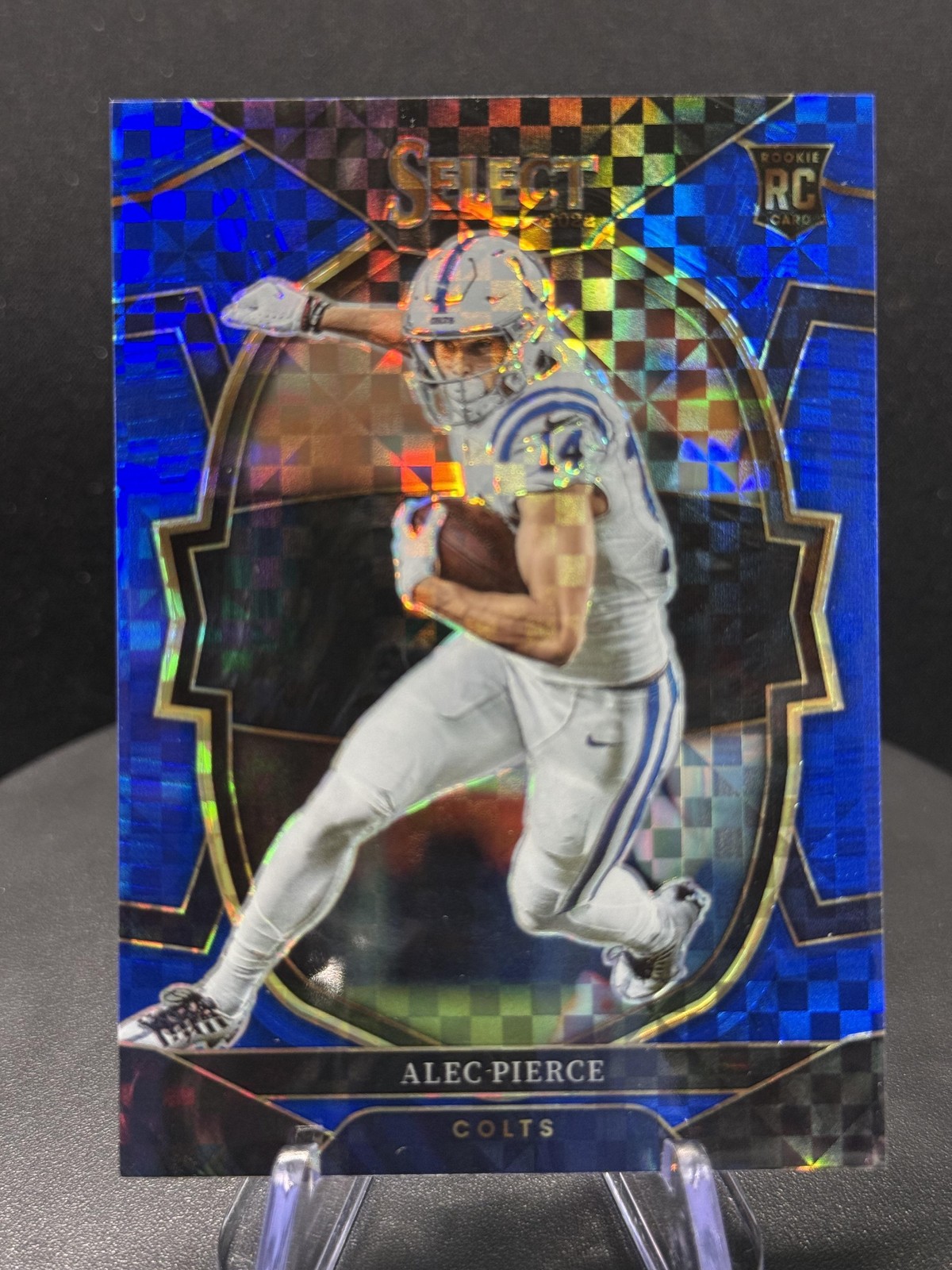 2022 Panini Select #45 Alec Pierce Blue Prizm #/199 RC Colts