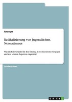 Radikalisierung Von Jugendlichen. Neonazismus Anonymous