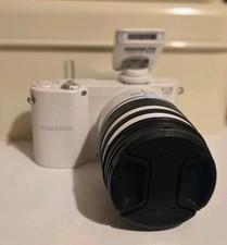 Samsung NX1100 20.3MP Digital Camera White with all accessories and bag. VGC.