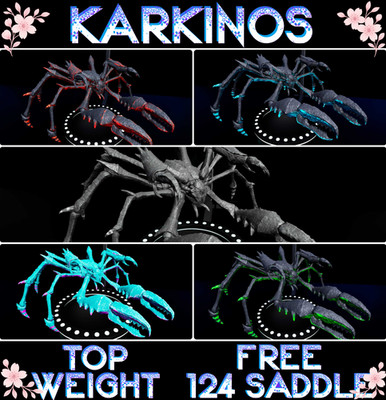 Karkinos 3648 WEIGHT [100%IMP] ARK  Survival Ascended ASA PVE