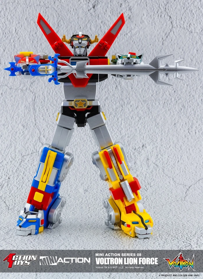 Juguetes de acción en stock Mini Action Voltron - Lion Force con piezas adicionales! Foto 4 de 4