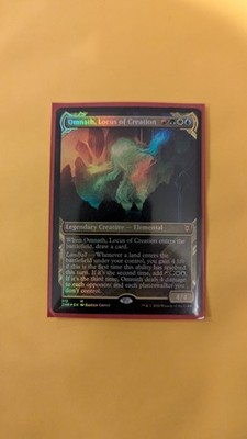 Magic: The Gathering Omnath Locus of Creation Zendikar Rising Foil Showcase Card