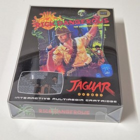 Rick Dangerous Original Atari Jaguar Clear Edition Console Game Protective Case