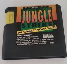 Jungle Strike Sega Genesis 1993 Cart Only