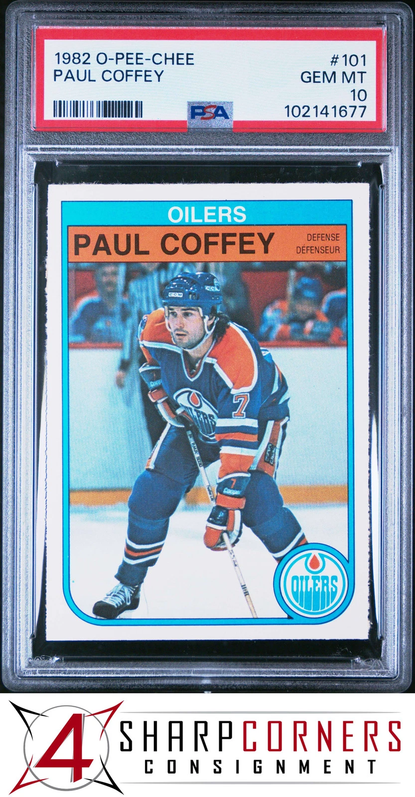 Paul Coffey trading card