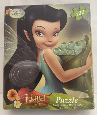 Disney Fairies Tinker Bell Lost Treasure Puzzle 100 Piece 9.125x10.375  New