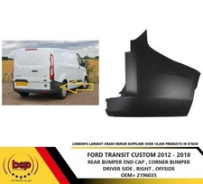 FORD Toureno CUSTOM 2012 ? 2018 REAR BUMPER CORNER END CAP RIGHT DRIVERS SIDE