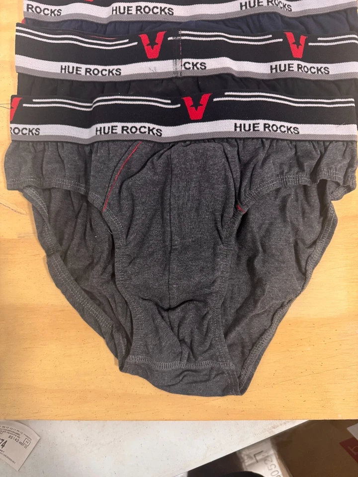 6x Men Bikini Brief 100% Breathable Cotton Solid Color Underwear Low rise fit-M - Image 2 of 4