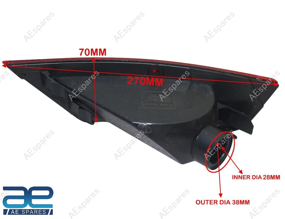 Luz de parachoques trasero lado pasajero izquierdo ford ecosport s2u Foto 2 de 4