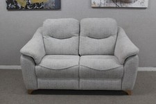G Plan Jackson Eider Grey Fabric Static 2 Seater Sofa RRP £2175