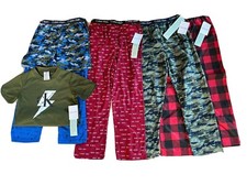 Calvin Klein Boys Pajama Sets/ Sleep Pants Flannel 1-3PC Sets Sz: 6/6X,7/8,16/18