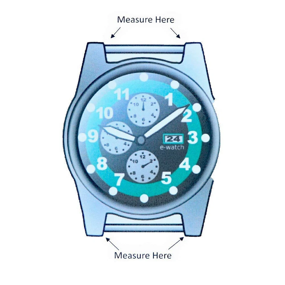 Pulseira de relógio jacaré genuína marinha 18 mm - EUA - Imagem 3 de 3