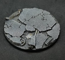 100mm urban ruins rubble base Concrete  for Warhammer 40k (unpainted)