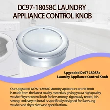 2024 Upgraded Dc97-18058C Laundry Appliance Control Knob, Dc97-18058C Control...