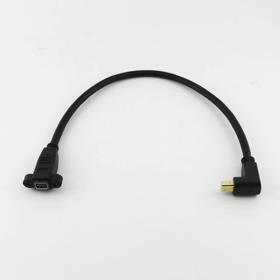 30cm Mini DisplayPort Male to Female Panel Mount Mini DP Extension Cable Cord - Image 4 of 4