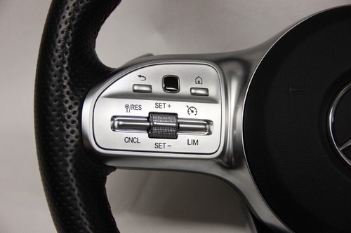 Volante Mercedes Benz A C E GLE G W205 W177 W213 W238 W167 puntadas rojas - Imagen 2 de 9