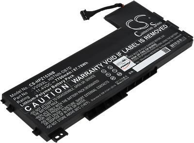 Akku für Laptop HP ZBook 15 G4 (Y6K18EA) 11,4V 7700mAh/87,8Wh Li-Polymer Schwarz