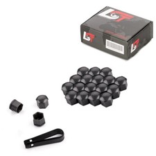 20x Caches Vis D'Enjoliveurs Ecrou de Roue Gris Brillant 17 MM pour Peugeot,