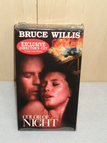 Color of Night (VHS, 1995) - Bruce Willis, Jane March. New & Sealed! - 第 3/4 張圖片