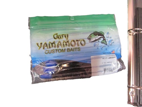 Décalcomanie Gary Yamamoto Custom Baits - Autocollant Vinyle Pêche 13cm - Rare