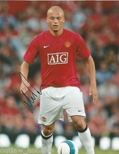 Manchester United Wes Brown Autographed Signed 8x10 Photo COA A