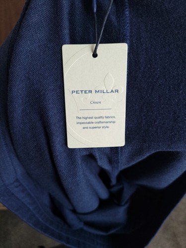 NWT Peter Millar Mens XL Navy Blue MA23B45 Comfort Relax Shorts - Picture 5 of 8