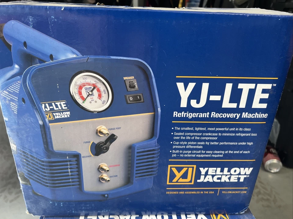 YELLOW JACKET 95730 Single Refrigerant Recovery Machine - Image 3 of 3