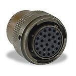 ITT CANNON MS3122E12-10S Conn Circular SKT 10 POS Crimp ST Box Mount 10 Termi...