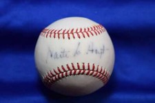 Waite Hoyt JSA COA Autograph American League Mac Phail Signed Baseball
