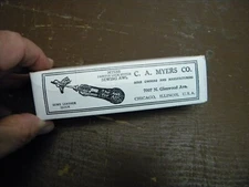 Vintage C. A. Myers Co. Combination Sewing Awl Complete with Box & Instructions 