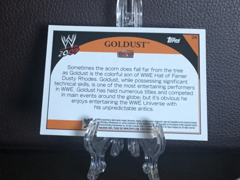 2009 Topps WWE #26 Goldust - Image 2 of 2