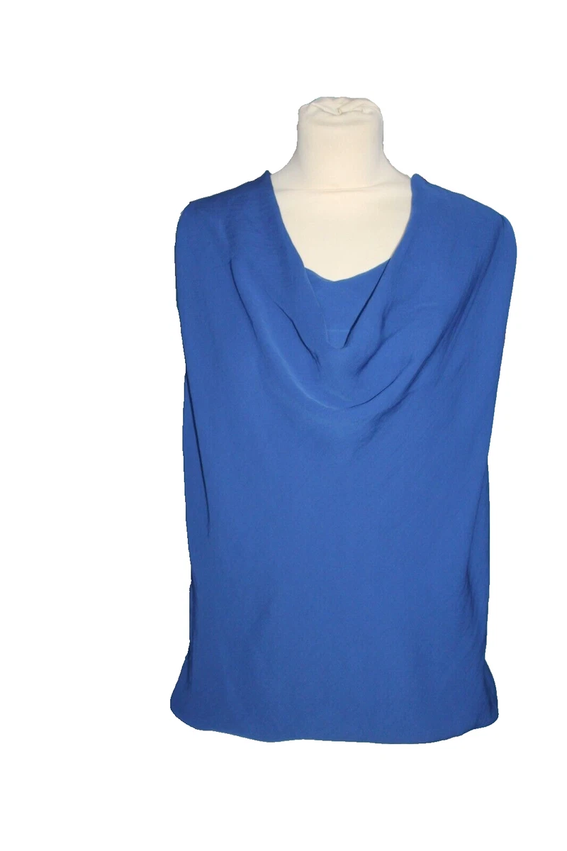 Haut Mango En Polyester Plissé Doré - Taille M - Neuf Avec étiquettes - Manches Courtes