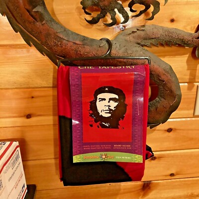 RARE NEW 60 x 90 Che Tapestry with wall hooks FREE SHIPPING