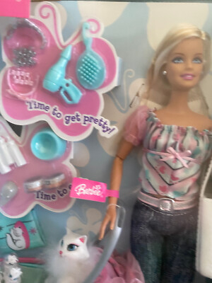 NIB 2003 Barbie Posh Pets Kitten Style Doll Set Mattel B5748 NIB 2003 Barbie Posh Pets Kitten Style Doll Set Mattel B5748