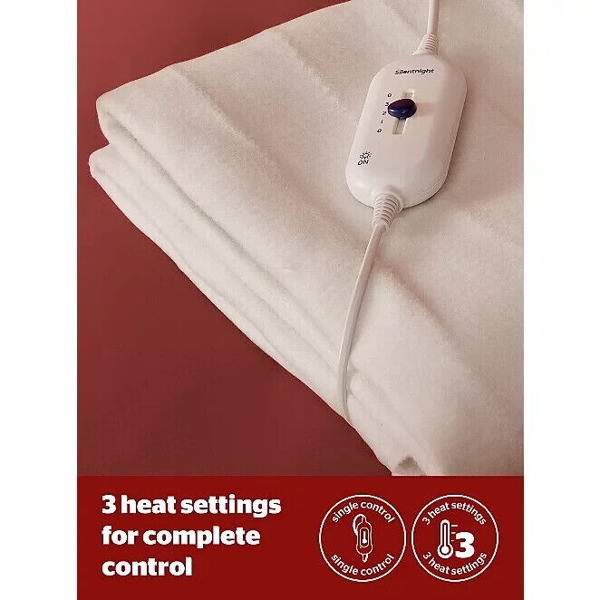 Silentnight Comfort Control Electric Blanket Double Heated Electric
