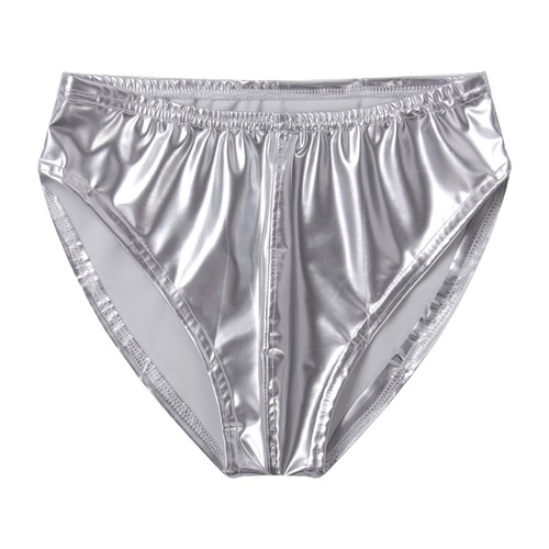 Mens Patent Leather Underpants Briefs Low Rise Zipper Underwear Hot Pants AU - Picture 72 of 146