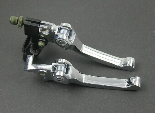 7/8" Folding Brake Clutch Levers For Honda CRF50 70 XR50 70 pit dirt bikes #3