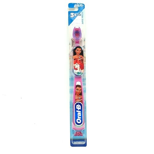 Oral B Kids Disney Princess Soft Manual Toothbrush Ariel Belle Moana Cinderella - Picture 53 of 72