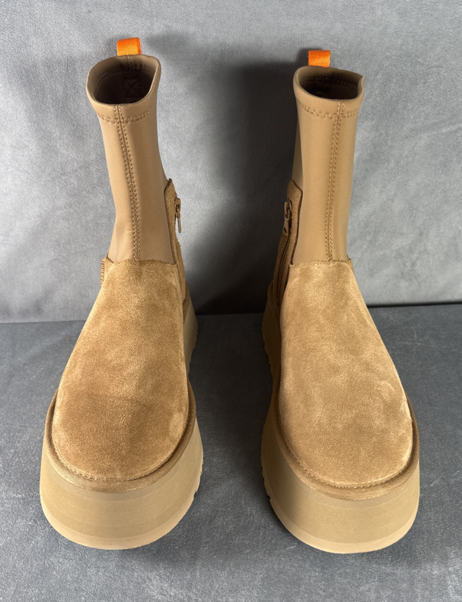 UGG Classic Dipper Platform Boots In Chestnut Women's Sz 10 NWOB