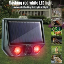 Potente Ahuyentador De Perros Repelente Para Gatos Aves Espanta Animales Solar