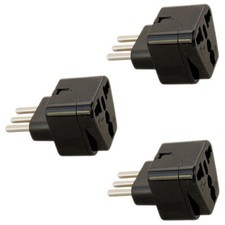 18-PK USA American To Italy Plug Adapter Italian Outlet Converter 3 Pin 35.89