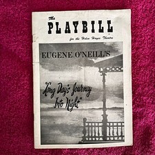 Long Day's Journey Into Night Playbill Helen Hayes Theatre Sep 1957 NYC