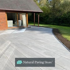 Kandla Grey Porcelain paving patio slabs -7.02 Sqm (13 Slabs) CLEARANCE STOCK