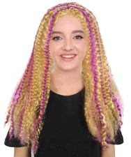 HPO Adult Women's Multicolor Fancy Party Long Wig, HW-6800