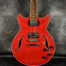 Ibanez AM73 Rosso Trasparente (viene fornito con una custodia morbida di un altro produttore)