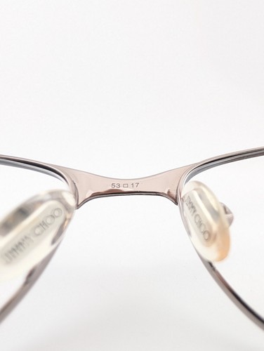 Jimmy Choo Eyeglasses Frames Only, JIMMY CHOO 99, 6UO, 53-17-135, Black, Italy - Picture 9 of 17